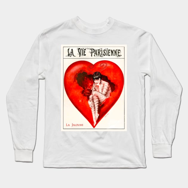 La Vie Parisienne, 1928 Long Sleeve T-Shirt by WAITE-SMITH VINTAGE ART